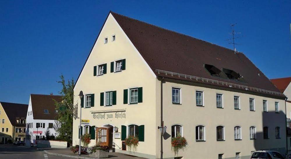 Hotel Zum Hirsch Wertingen Exterior photo